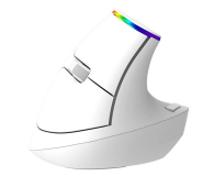 Delux Mysz Pionowa M618C RGB (Biała) - 1044032 - zdjęcie 2